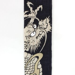 Schmaler Wandbehang Drache & Koi, 10 x 170 cm