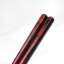 Essstäbchen braun marmoriert, 21 cm