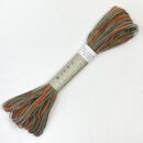 Garn f�r Sashiko, mehrfarbig gr�n-orange, 20 m