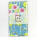 Tenugui 32 x 88 cm, aus zweilagiger  Gaze, blau