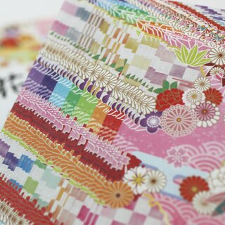 Hanakomichi Chiyogami 15 cm, 32 Blatt, mit Anleitung