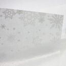 Glassine Origami White Color, Snow Flakes