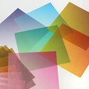 Glassine Origami Gradation 6 Farben Mix, Vol. 1