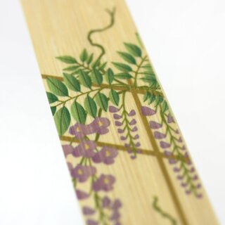 Lesezeichen aus Bambus, Glyzinien