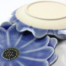 Blütenteller blau, 2er Set, 12 cm Ø