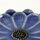 Blütenteller blau, 2er Set, 12 cm Ø