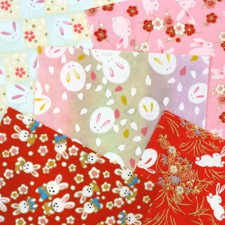 Washi mit Hasenmuster 15 cm