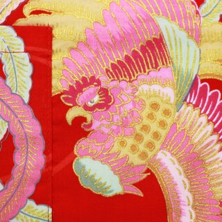 Happi Ph�nix & Drache, rot, 105 cm lang