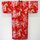 Kimono - Yukata "Dragon & Phönix" rot