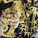 Kimono - Yukata Dragon & Tiger, schwarz L
