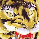 Kimono - Yukata Dragon & Tiger, schwarz XL
