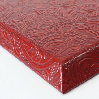 Stifteablage, Schreibtischtablett Urushi 20,5 x 12 cm, rot