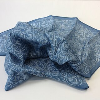 Taschentuch Nami 58 x 58 cm, japanisches Batisttuch