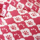 Tenugui Pflaumenblüten rosa, 33 x 90 cm