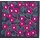 Furoshiki Tsubaki - Kamelienblüte, 90 cm dunkelrot