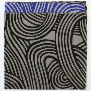 Furoshiki Musubi 48 x 48 cm grau-k�nigsblau