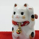 Manekineko links winkend, 6,5 cm hoch