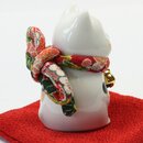 Manekineko links winkend, 6,5 cm hoch