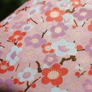 Washibogen Pflaumenblüten rosa-orange 48 cm x 64 cm