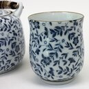 Teeservice Arita Wildblumen, Dobin mit 2 Bechern