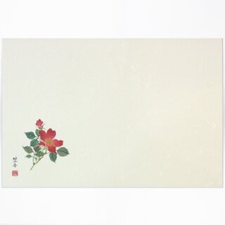 10 Papiertischsets Heckenrose 39 x 26,5 cm