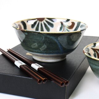 Sch�ssel Duo Kariyushi 15 cm �, mit Essst�bchen