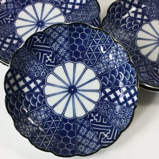 Teller Shonzui blau 5er Set, 16 cm 