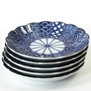Teller Shonzui blau 5er Set, 16 cm Ø