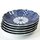 Teller Shonzui blau 5er Set, 16 cm Ø