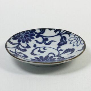 Teller Kiku Karakusa blau 12 cm