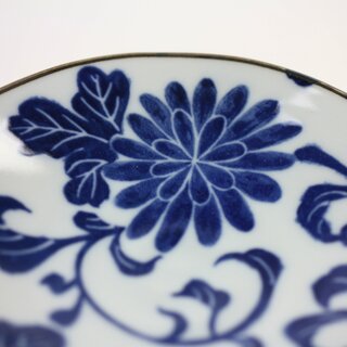 Teller Kiku Karakusa blau 12 cm