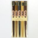 Essstbchenset Gomoku 5 Paare aus 5 Holzsorten