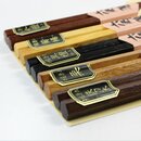 Essstäbchenset Gomoku 5 Paare aus 5 Holzsorten