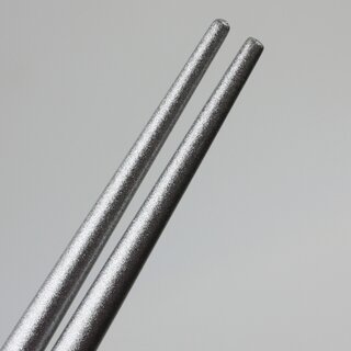 Essstbchen mit silberner Lackierung, Holz