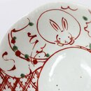 Schälchenset Akae Usagi, Hasen mit Gittermuster