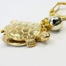 Schlüsselring Schildkröte mit Münze "Kinunzenigame"