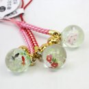 Strap Acrylkugel Goldfisch, Häschen und andere Motive