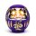 Daruma 11 cm, violett, handbemalt