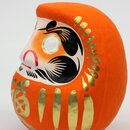 Daruma 11 cm, orange, handbemalt
