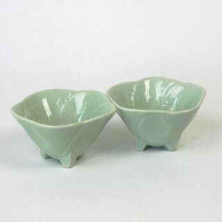 Bl�tensch�lchen lindgr�n, 2er Set, 8,5 cm �