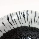 Schwarz-weiße Schale 14 cm Ø