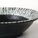Schwarz-weiße Schale 14 cm Ø