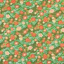 Washibogen Botan Shibori gr�n 48 cm x 64 cm