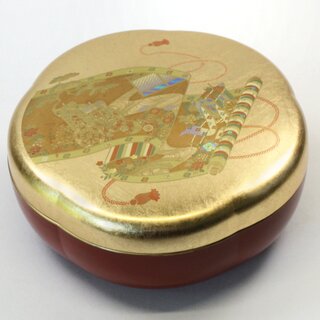 Lackdose in Bltenform Sennenmaki 18 cm  