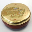 Lackdose in Bl�tenform Sennenmaki 18 cm  �