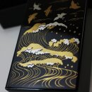 Stiftebox mit Kugelschreiber Akafuji & Welle