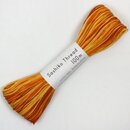Garn für Sashiko, mehrfarbig orange, 100 m