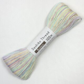 Garn f�r Sashiko, mehrfarbig pastell, 100 m