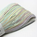 Garn für Sashiko, mehrfarbig pastell, 100 m