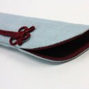 Fächeretui jeansblau 22 cm